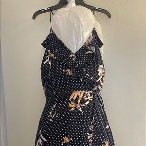 Black Backless Spaghetti Strap Sundress for Night Out